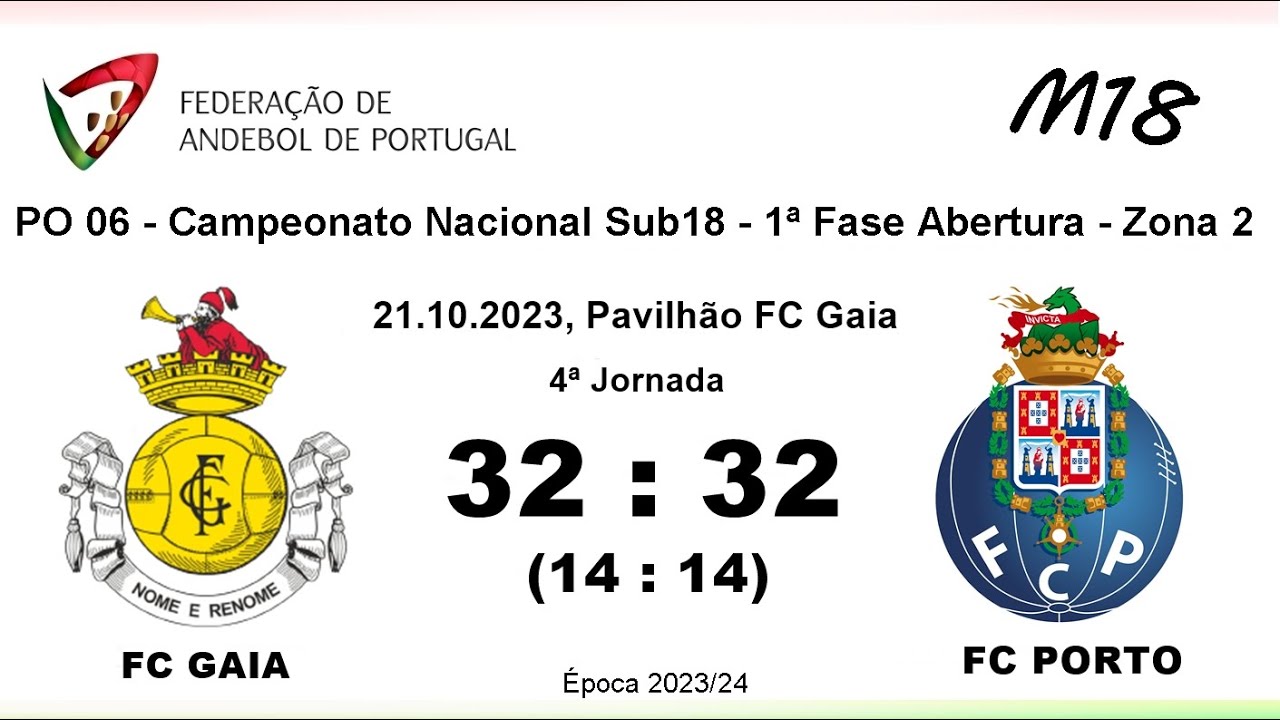(SUB18) FC GAIA 32X32 FC PORTO