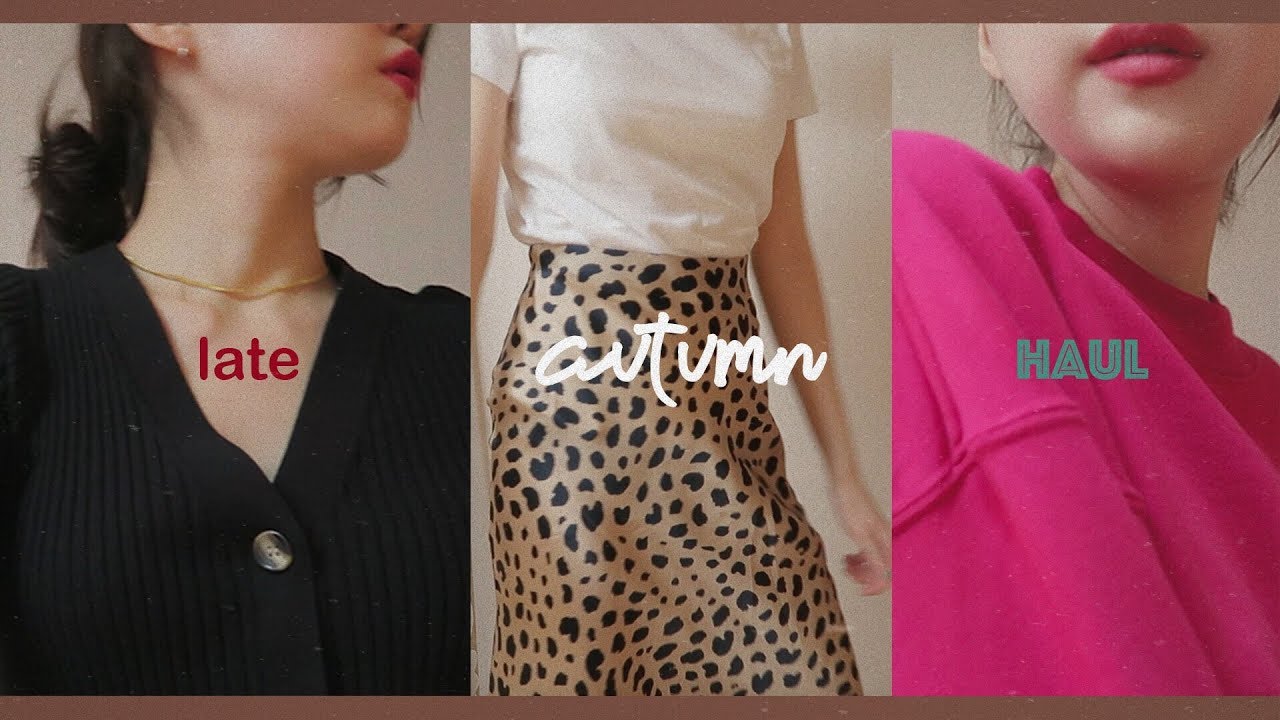MID AUTUMN FASHION HAUL 🍁베이직부터 포인트까지 조금 늦은 가을룩 14가지 제품들 🖤| inghwa 잉화