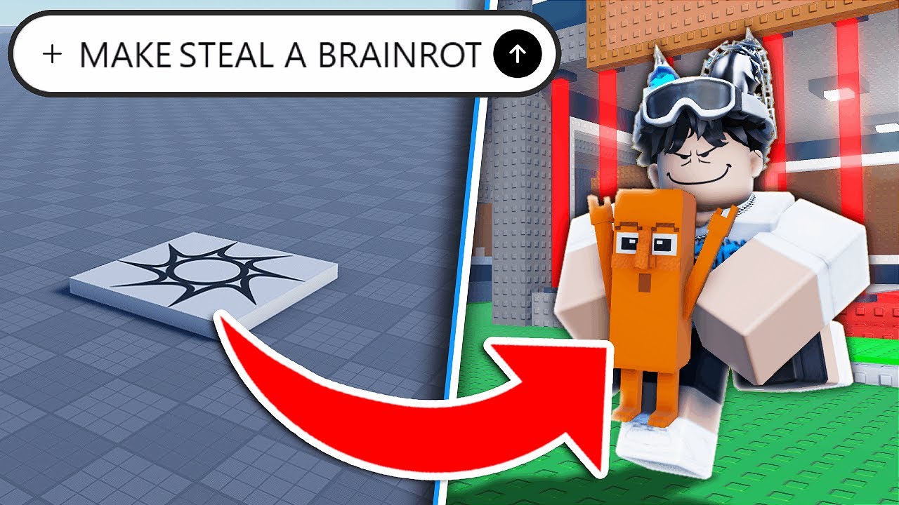 I made STEAL A BRAINROT using ONLY AI (i cant code)