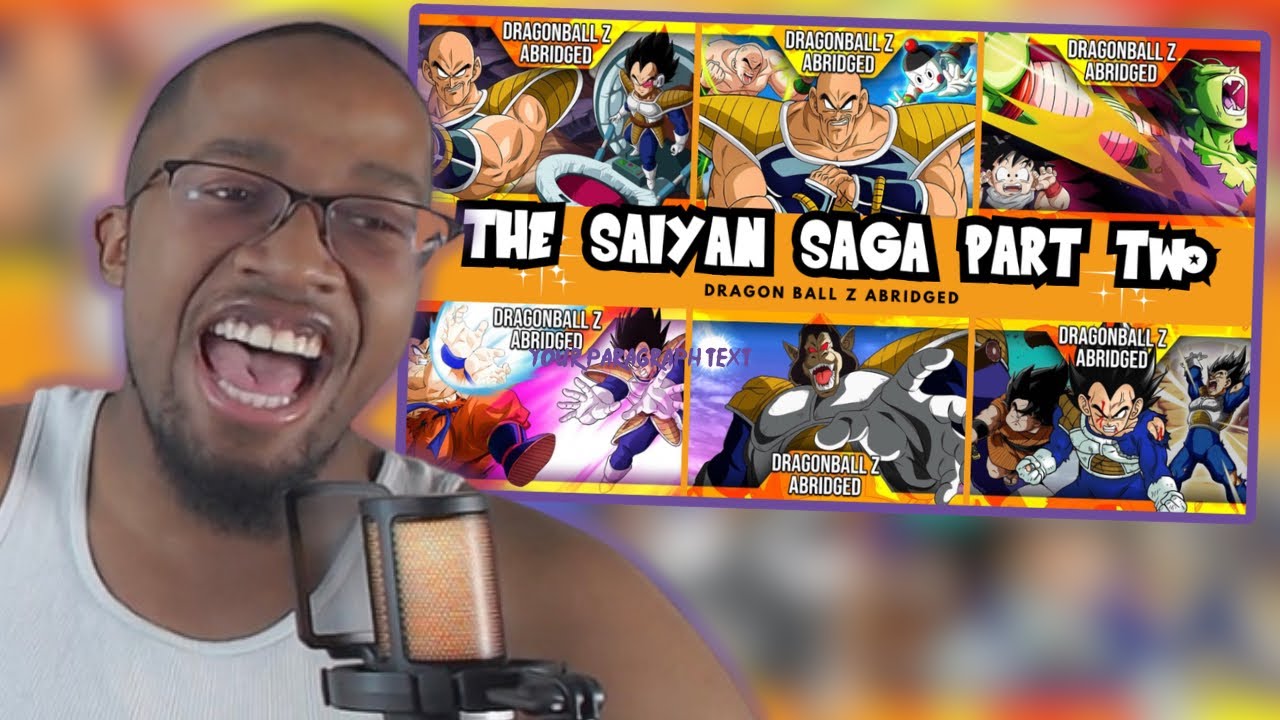 Dragon Ball Z Abridged Reaction | Saiyan Saga Episodes 7 to 10 (Full Finale)