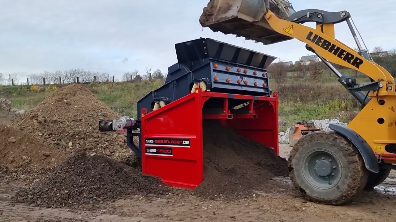 Mobile Siebanlage SBS 1520 F3 Kies & Aushub sieben