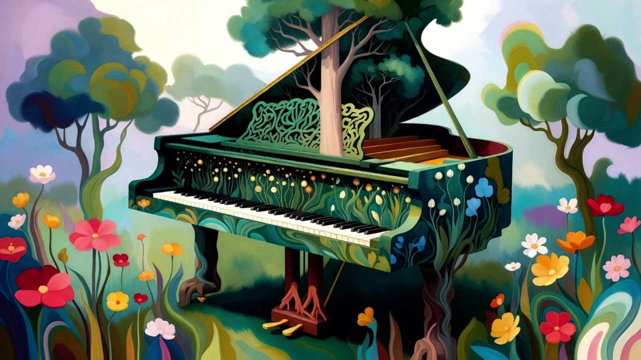 Spring Piano 🌸 | 벗꽃 – Relaxing Study & Focus Music | 나무야