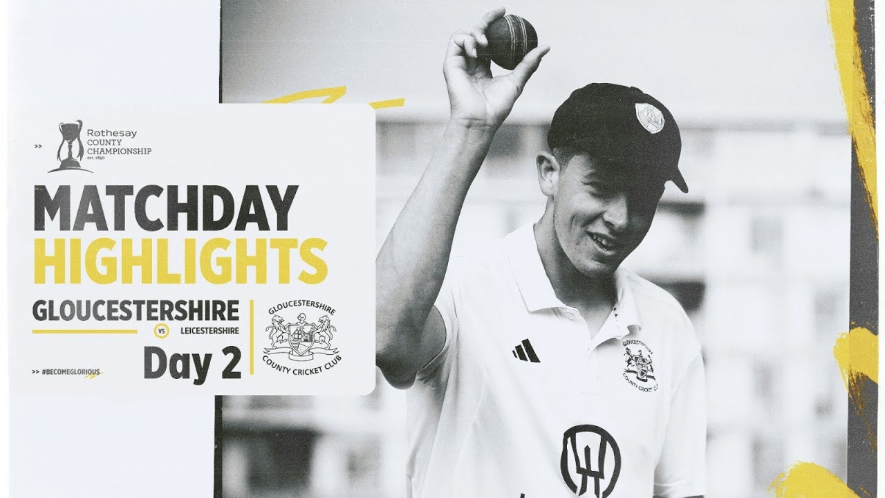DOM GOODMAN STARS WITH THE BALL ON DAY TWO | Gloucestershire v Leicestershire | Day two highlights
