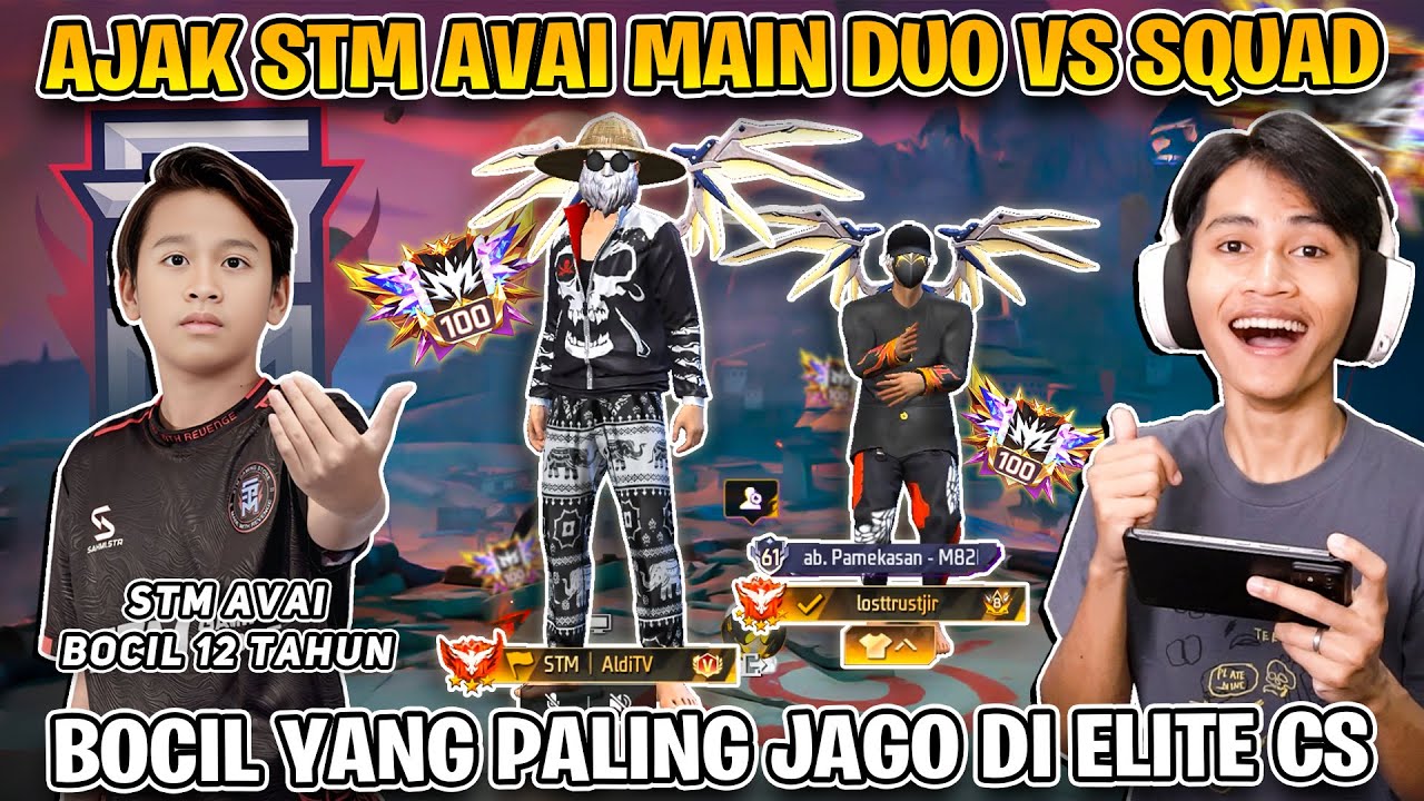 ALDI TV AJAK STM AVAI BOCIL 12 TAHUN DUO VS SQUAD !! GG BANGET CUY 😱
