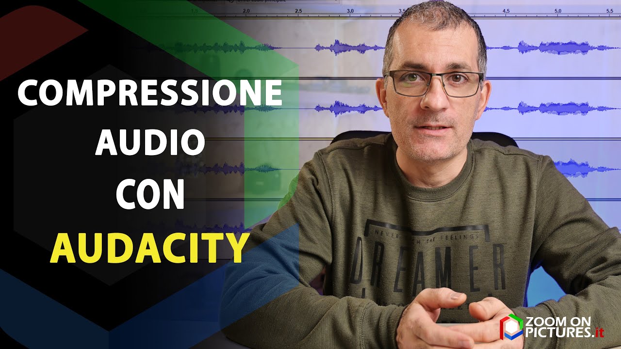 Come migliorare l'audio nei video - La Compressione con Audacity
