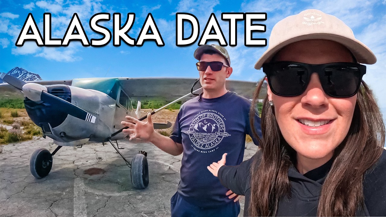 Alaska Date in our Small Airplane | Glacier Flight and Hike