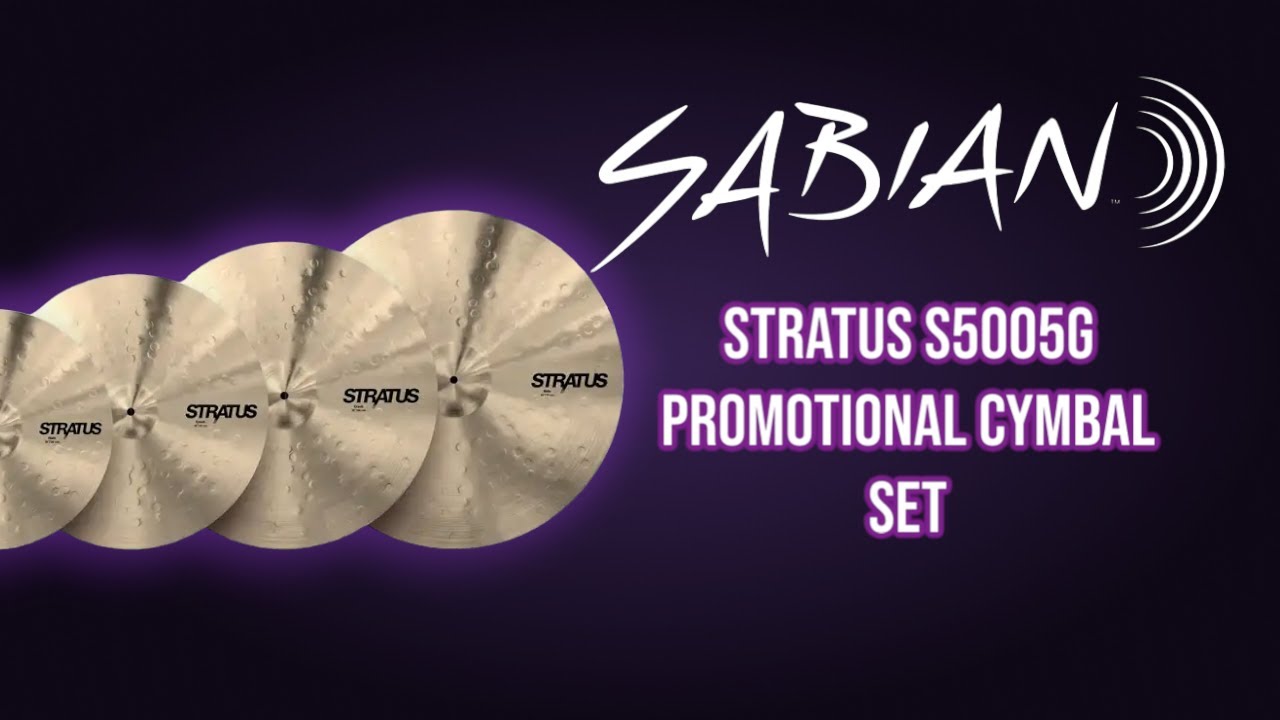 Sabian Stratus S5005G Promotional Cymbal Set