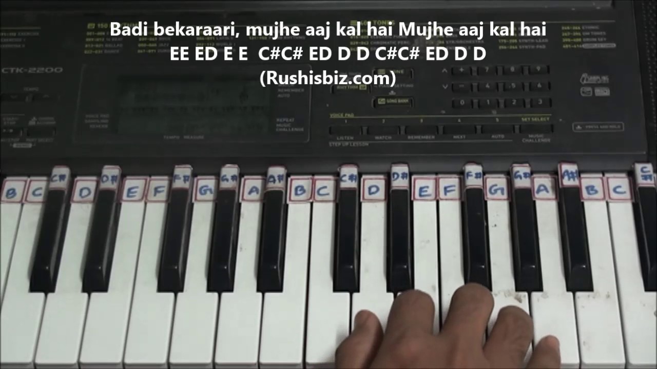 Meri Mehbooba - Pardes - Piano Tutorials | 1200 Songs BOOK/PDF @399/- only - 7013658813