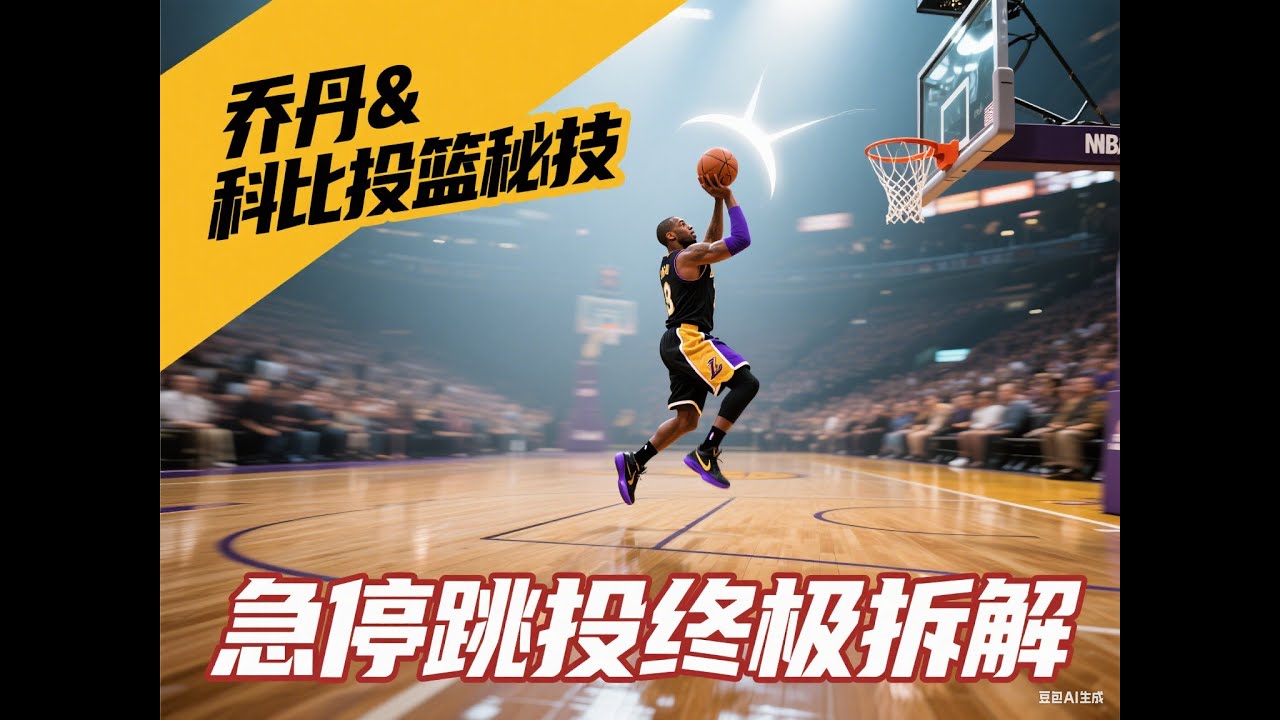 乔丹与科比投篮拆解：中距离急停跳投的终极秘籍