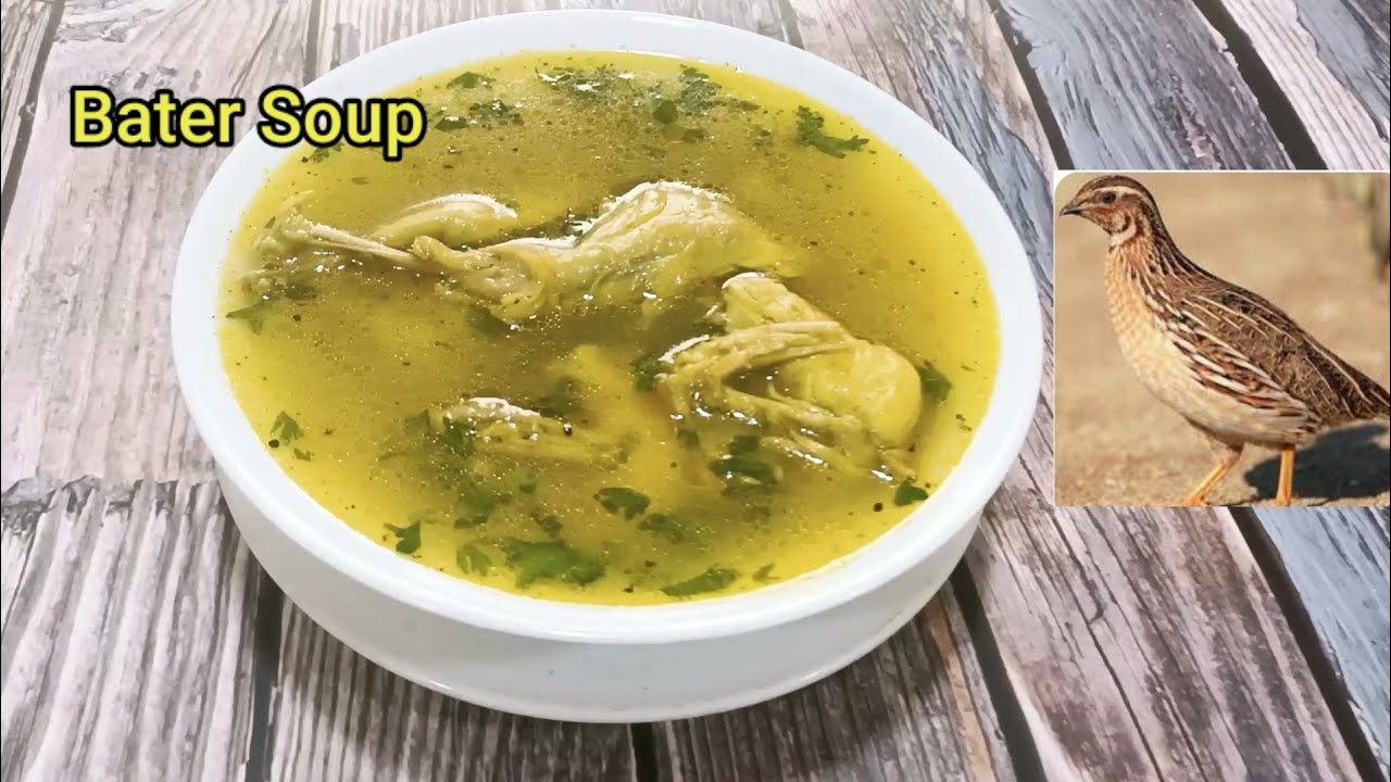 Bater soup || Healthy n Tasty Quail Soup || Winter special || Batair soup || How to make quail soup