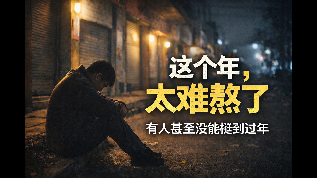 年关将至，生活却突然失速：很多人过不好这个年，有些人倒在了过年前