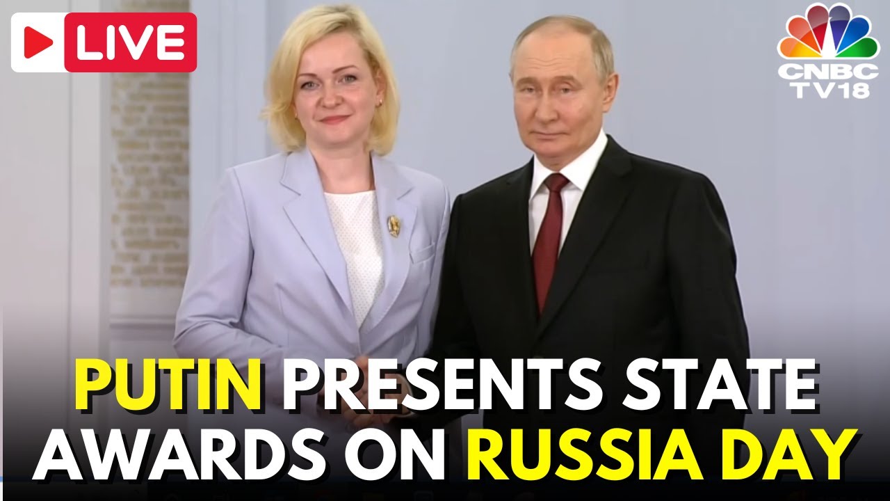 Russia News LIVE: Russian President Vladimir Putin Presents State Awards In Kremlin | Moscow | N18G