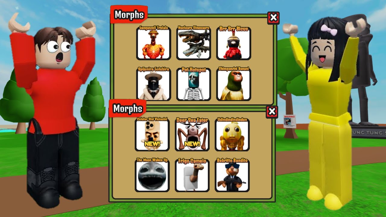 Yuta Dan Mio Main Ke Dunia Anomali Untuk Mencari Morphs Brainrot Part 41 || ROBLOX | Yuta Mio Roblox