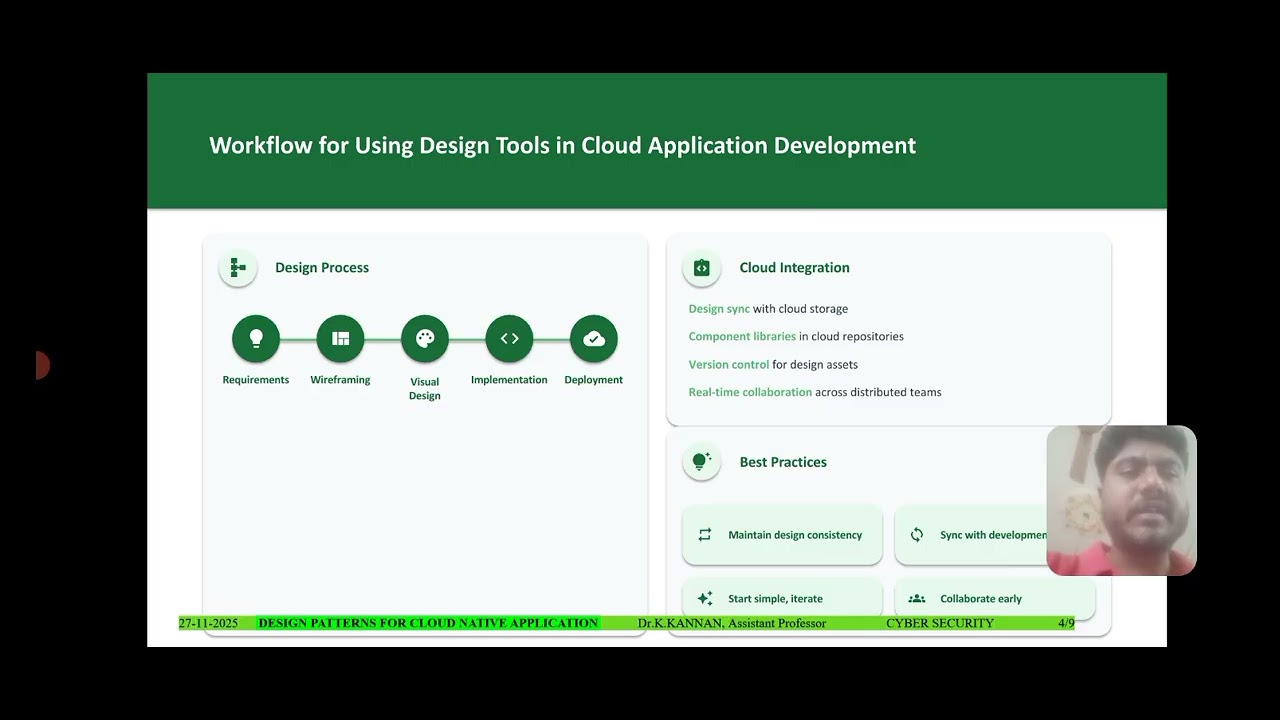 Use of Design tools in Balasmiq | Design Pattern for Cloud Native Applications|SNS Institutions 
