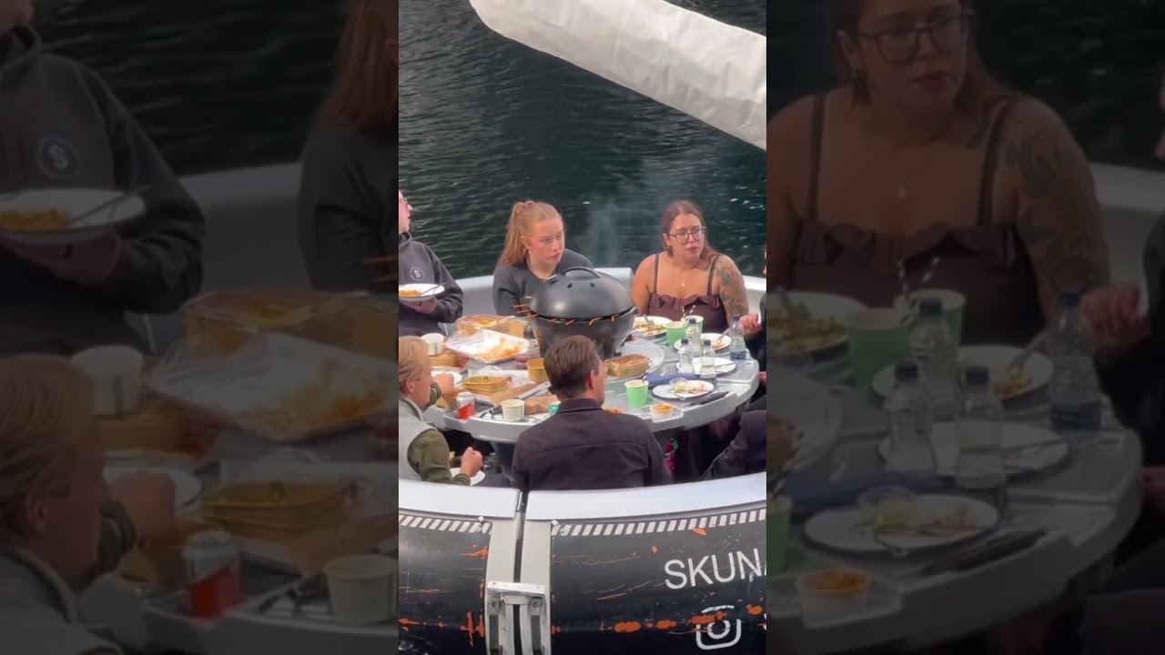BBQ Boats on the docks #london #boat #bbq #fun