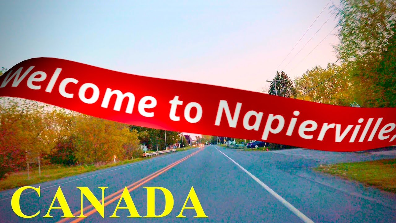 Sunset Drive from Saint-Jean-sur-Richelieu to Napierville, Quebec, CANAD 🇨🇦