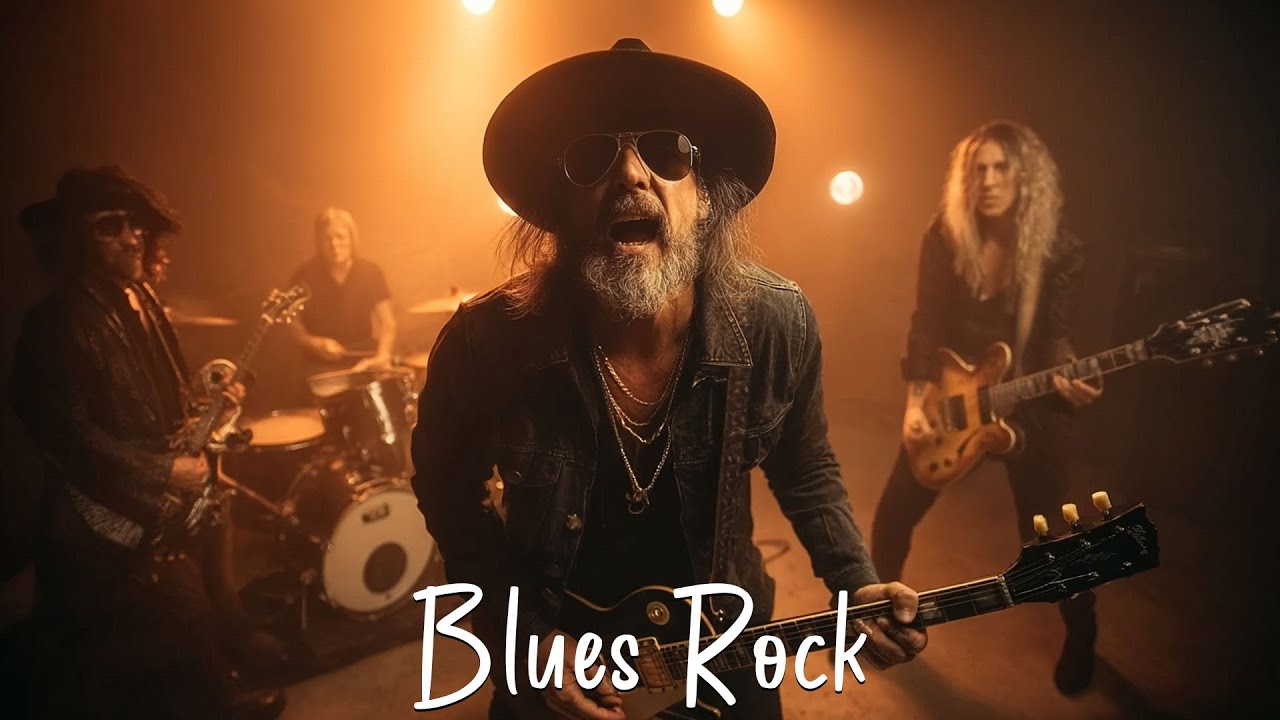 Eric Clapton, Jimi Hendrix, ZZ Top, BB King, Muddy Waters – Classic Rock Blues with Powerful Vocals