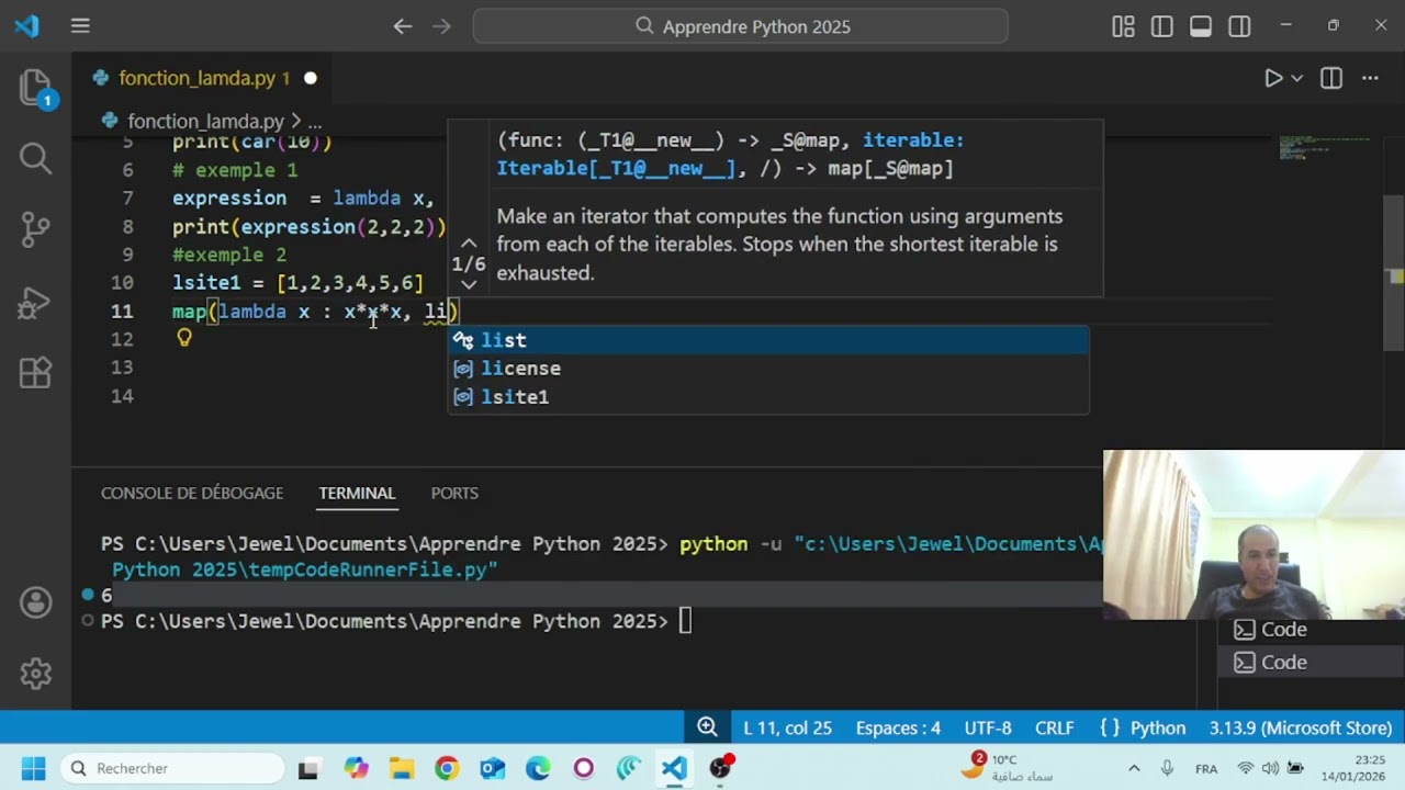 Python - Utiliser les fonctions lambda