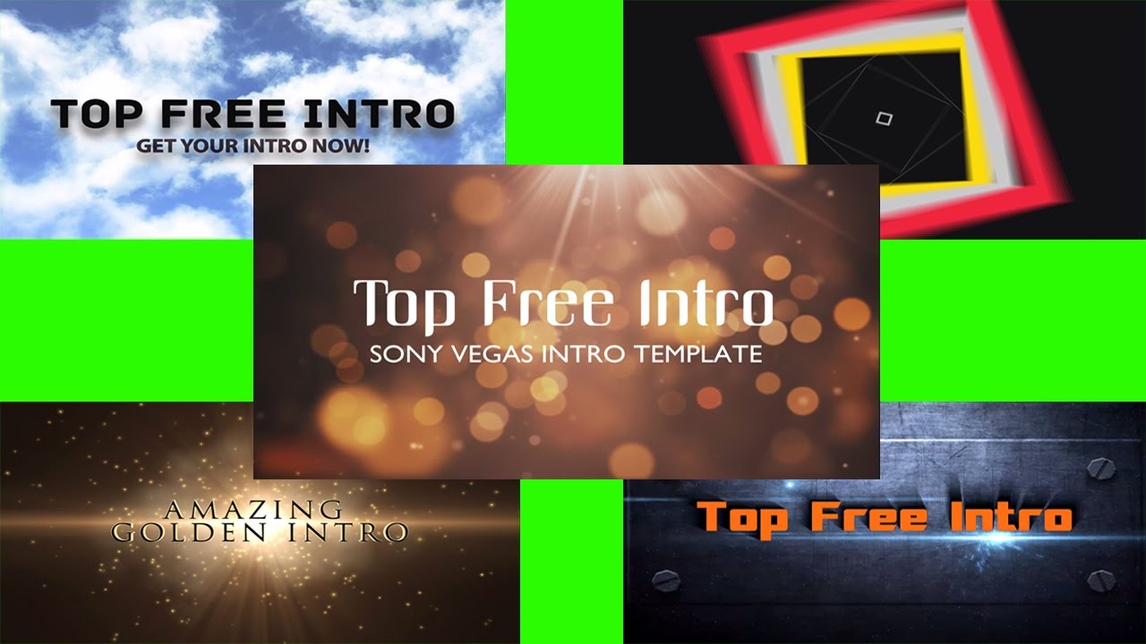 Top 5 Intro Template &ldquo;Sony Vegas Pro 14&rdquo;, 13, 12 Free Download
