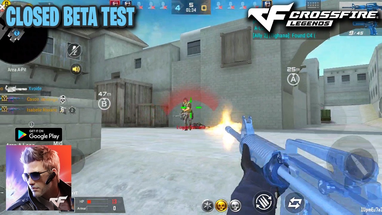 Crossfire: Legends Closed Beta Test - Mobile Gameplay