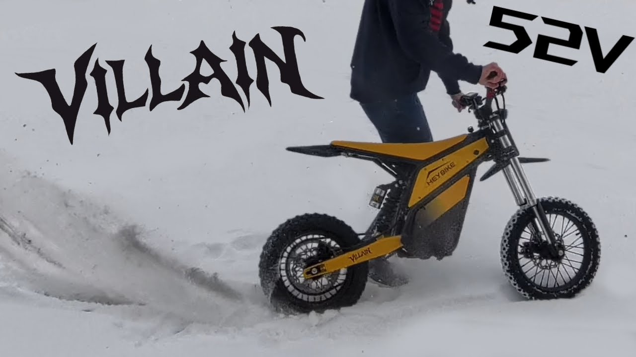 Лучше, чем Tuttio? Heybike Villain — первый питбайк на 52 В дешевле 1500 долларов.