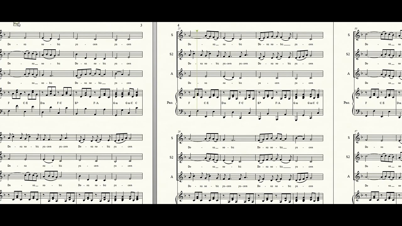 Dona Nobis Pacem SSA