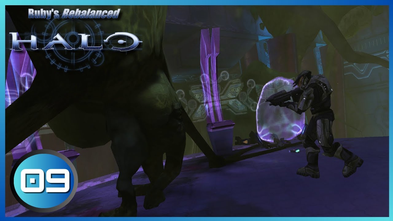 Halo MCC Mission 9 (Halo CE Ruby's Rebalanced Mod) (60 Fps) (No Commentary) (Co-op)