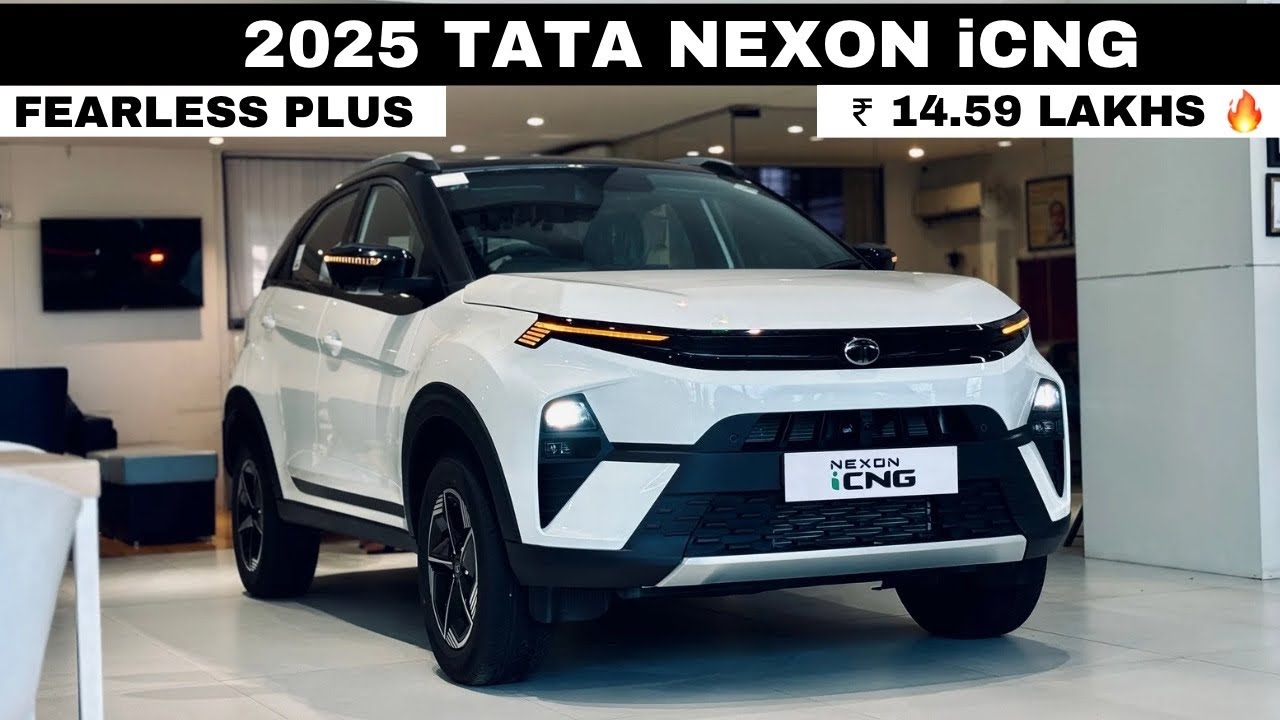2025 Tata Nexon iCNG Fearless Plus ₹ 14.59 Lakhs Most Detailed Review | Moter Jet