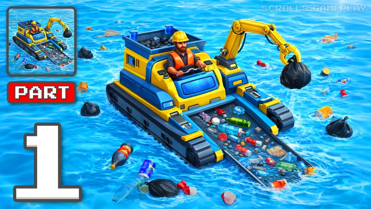 Clean the Waters - Gameplay Walkthrough Part 1 - Wash Away The Waste (iOS, Android)