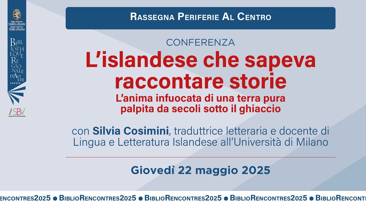 BiblioRencontres - L’islandese che sapeva raccontare storie