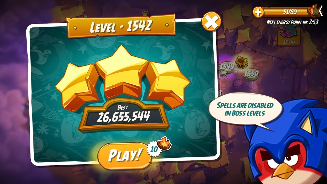 Angry Birds 2 Level 1542 | Level 1542 | Angry Birds 2 | Angry Birds | A B 2 | AB2 | AB2