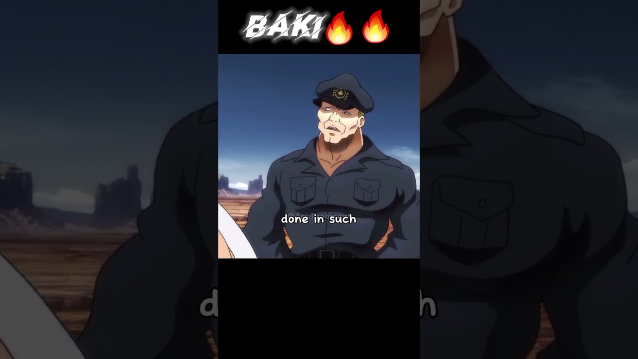 Baki works in prison👀🔥|Baki Hanma| #anime #animemoments #baki