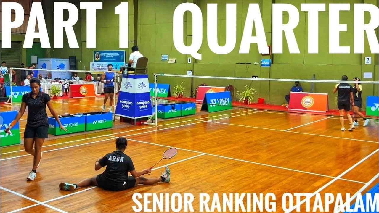 DIYA / ARCHANA Vs NANDHA /MEENAKSHI : WD QUARTER 20th KPS MENON MEMORIAL SENIOR RANKING TOURNAMENT