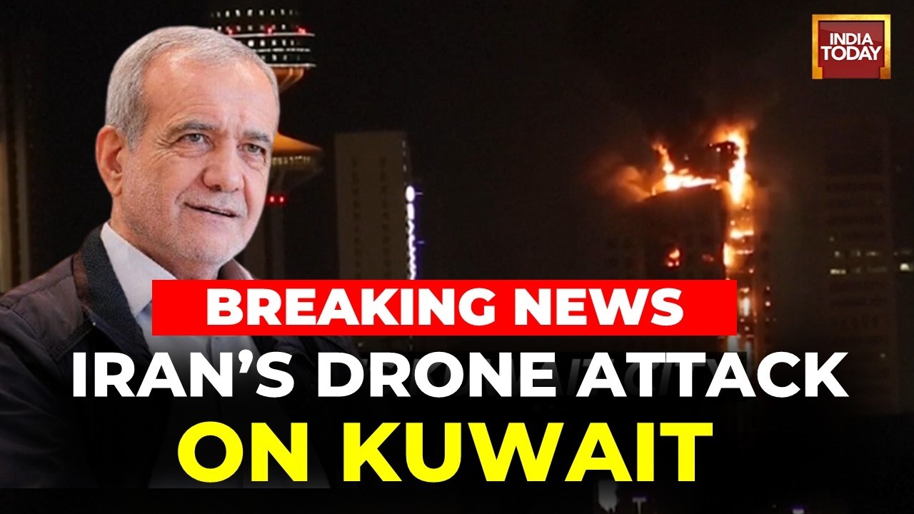 Iran Drone Strikes Hit Kuwait High-Rise, Airport Fuel Tanks Despite Apology | India Today