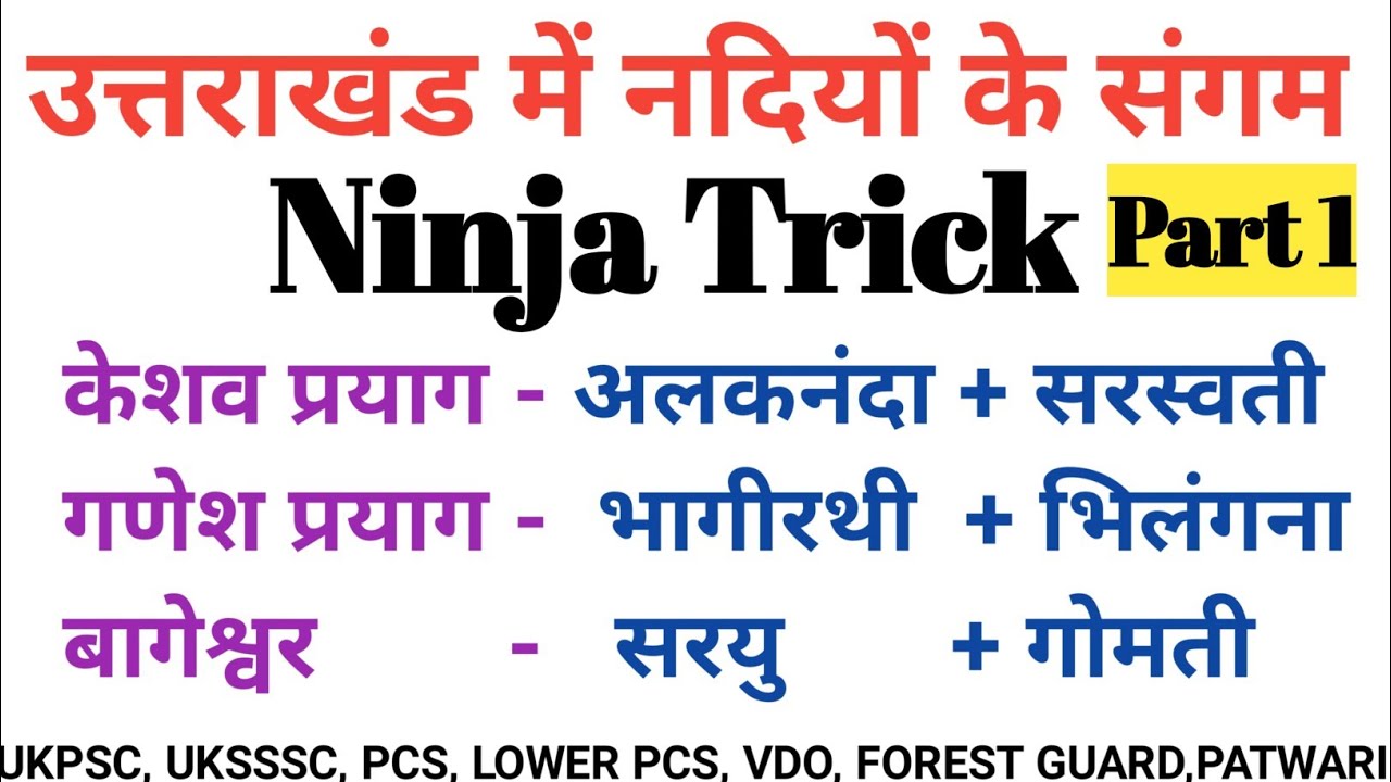 उत्तराखंड नदियों के संगम।