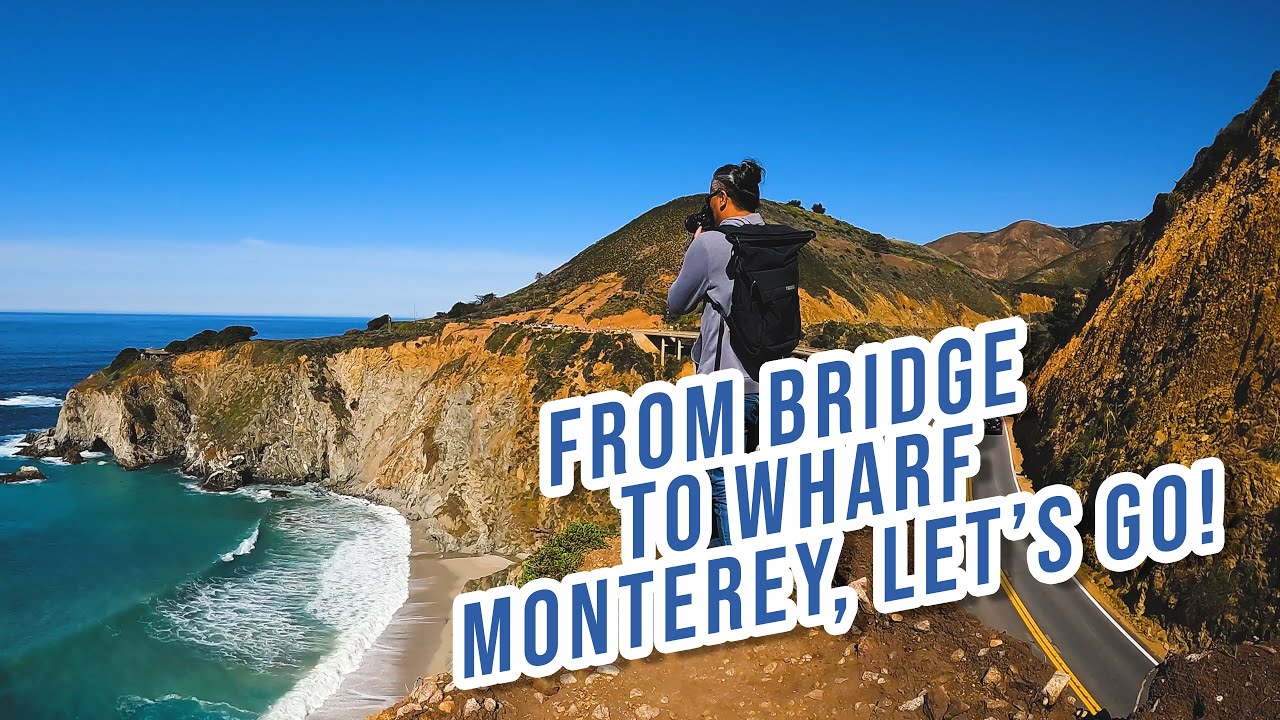 Epic Monterey Adventure 🇺🇸 | Bixby Bridge Views + Monterey Wharf Food Tour!