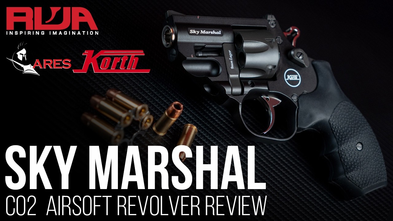 Обзор страйкбольного револьвера RWA x ARES Korth Sky Marshal CO2 | RedWolf Airsoft
