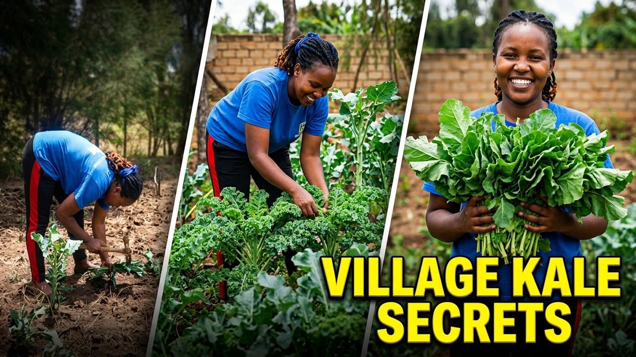 Planting Sukuma Wiki in Kenya | Simple Steps for Growing Kale in African Villages