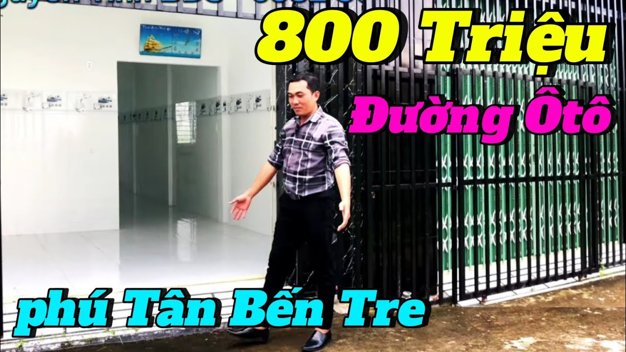 (Đã bán)Nhà mới phường phú tân thành phố bến tre 2 phòng ngủ 800tr thương lượng