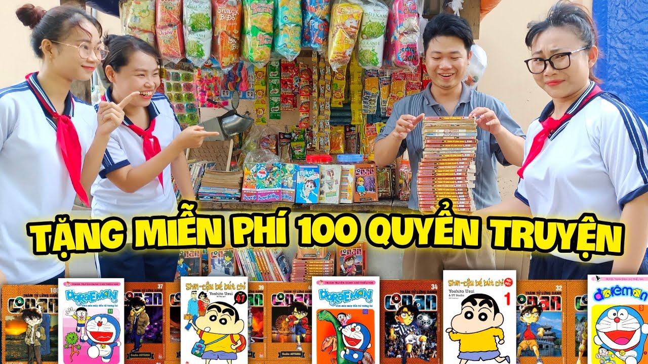 Tặng Miễn Phí 100 Quyển Truyện Cho Ai Chiến Thắng Thử Thách Siêu Khó - Cơm Tuổi Thơ