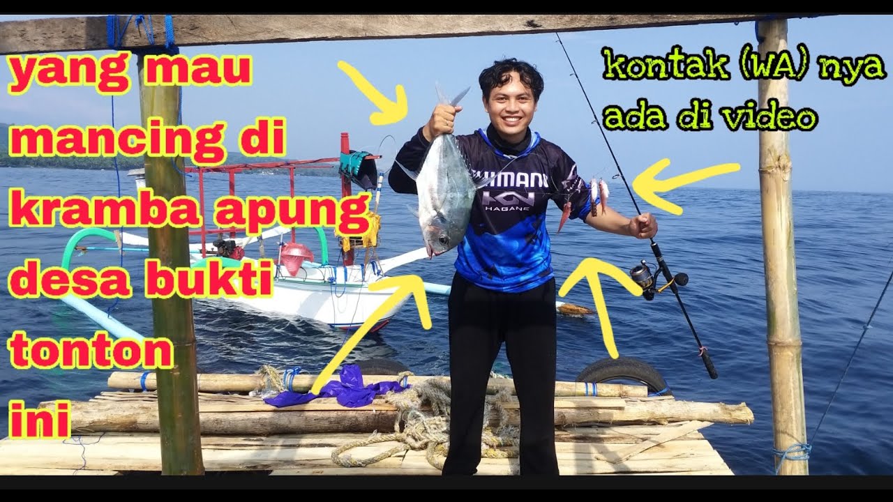 mancing di kramba apung desa bukti singaraja buleleng joos gandos - sudat pancing