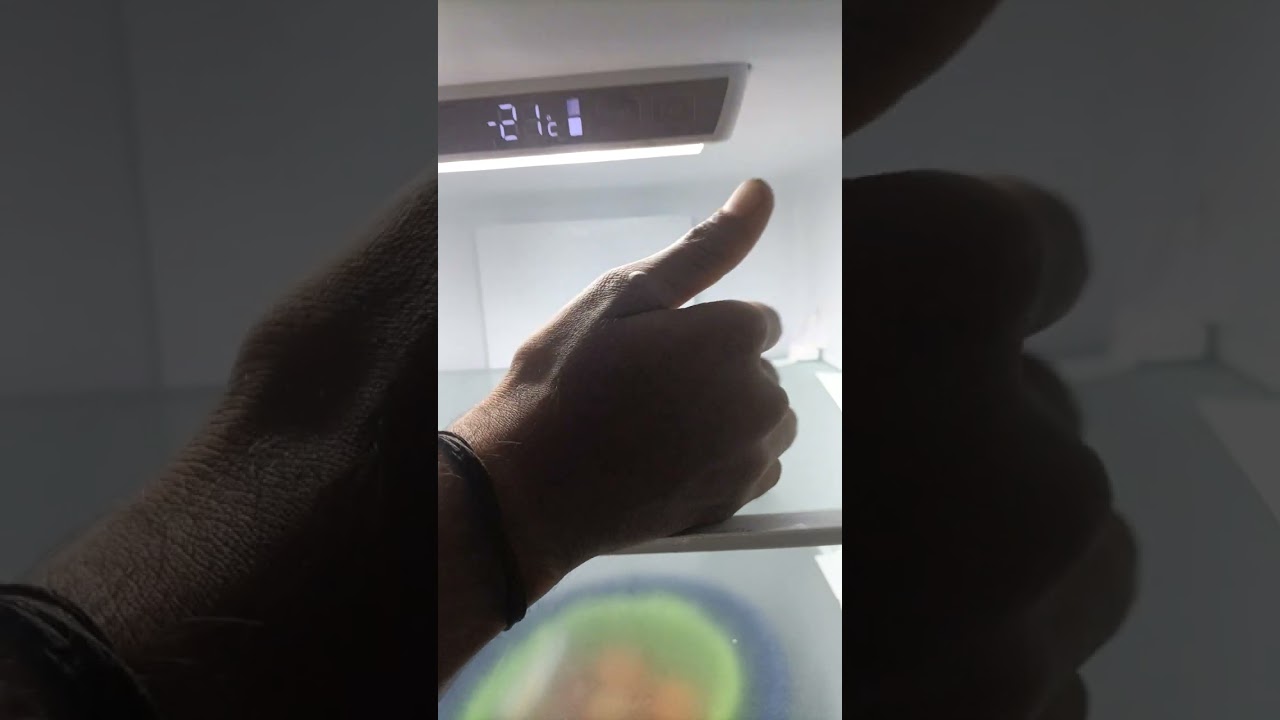 HAIER HRB-2872PMG-P TOUGHENED GLASS 237 LITER REFREGERATOR DEMO HOW TO USE  SETTINGS