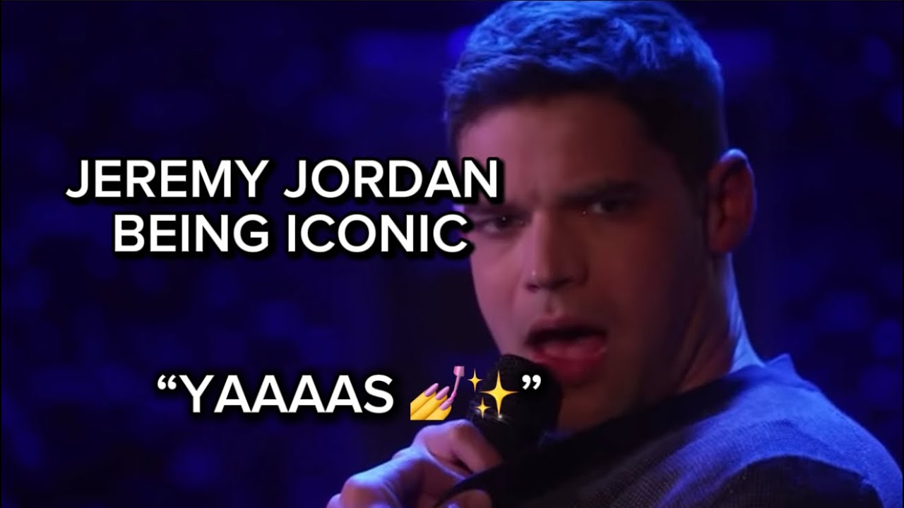 Jeremy Jordan being iconic for 11 minutes STRAIGHT