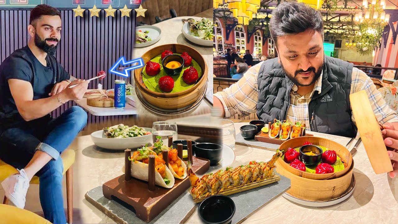 Aaj ka dinner Virat Kohli ke Restaurant mein || Virat’s favourite MOMO || Expensive 🙂
