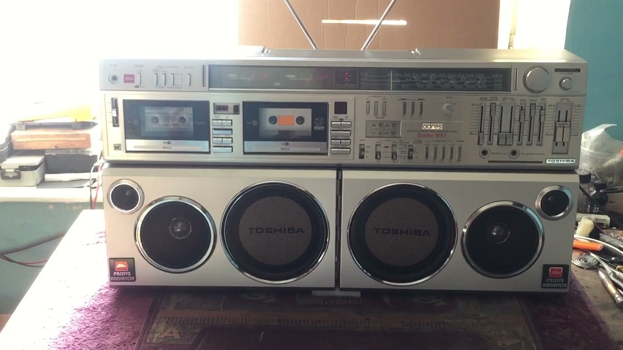 Toshiba RT -S983 . Для моего пост.заказчика .Апгрейд звука Проверка звучания