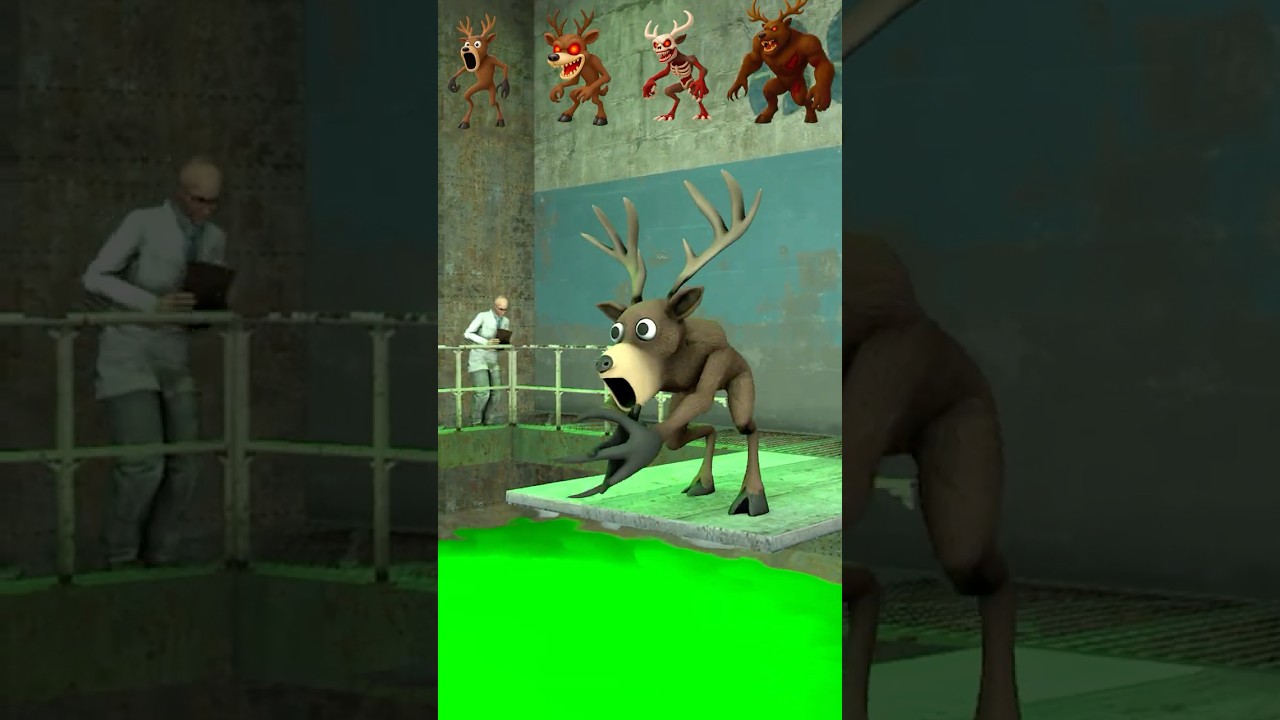 99 Nights in the Forest vs Toxic Waste CHALLENGE #gmod #sfm #roblox