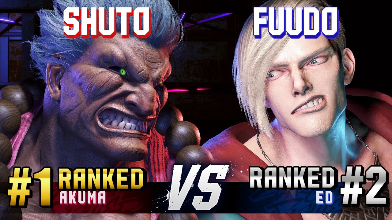SF6 ▰ SHUTO (#1 Ranked Akuma) vs FUUDO (#2 Ranked Ed) ▰ High Level Gameplay
