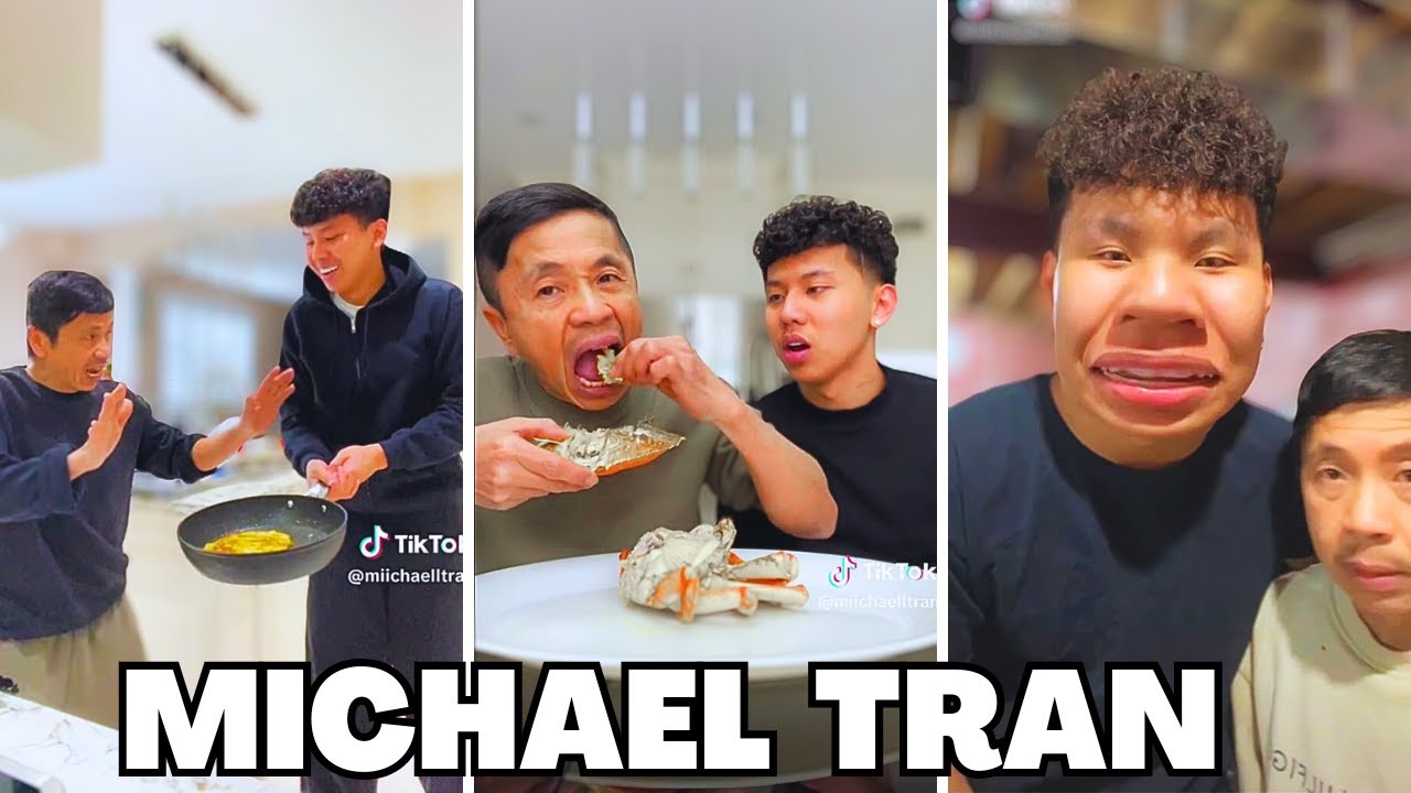FUNNY MICHAEL TRAN PRANKS AND TIK TOK REACTION 2024