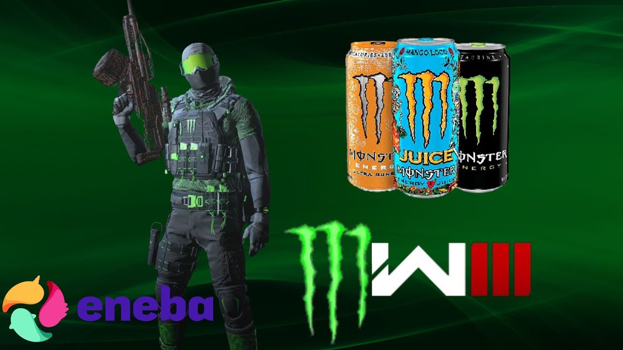 Como Comprar e Resgatar Skins Promocionais do Brasil e Outros Países - Warzone 3 - Eneba - Monster