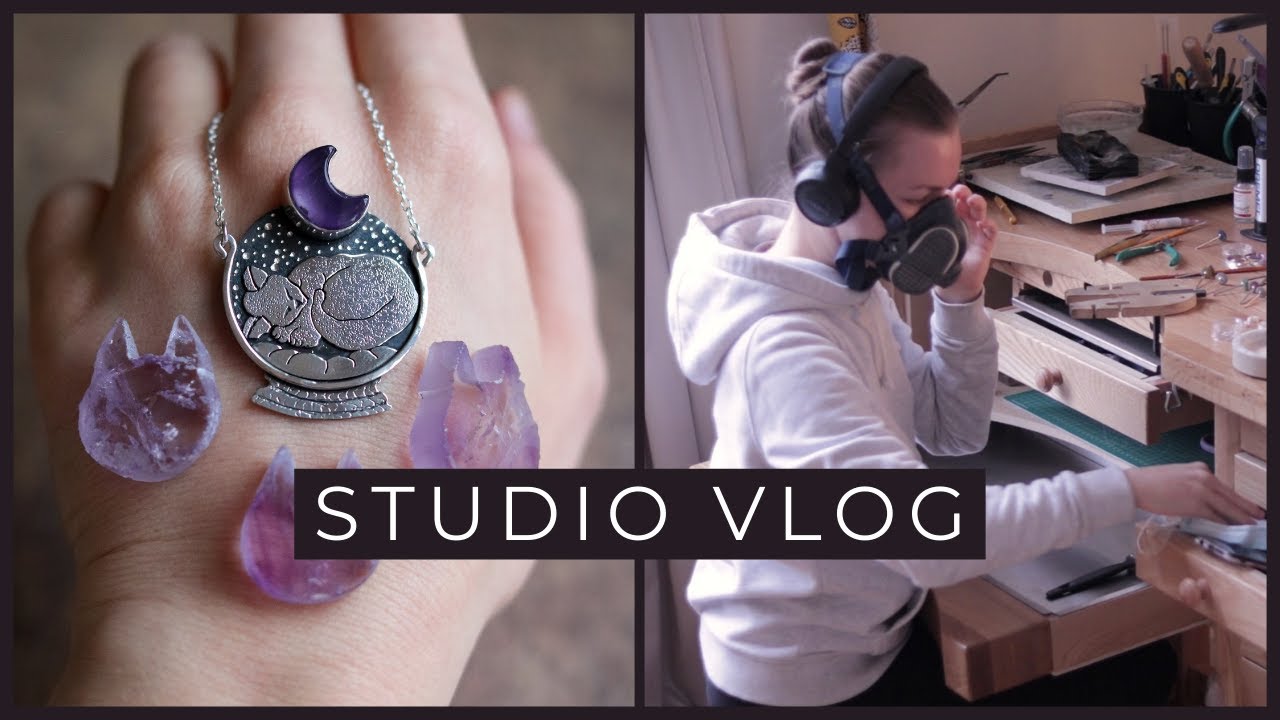JEWELER'S day in the life - how I make jewelry all day.